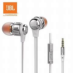 JBL T180A Pure Bass Wired Earphone (Silver)